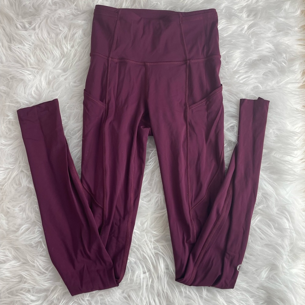 Lululemon leggings Fast and Free High Rise 28”